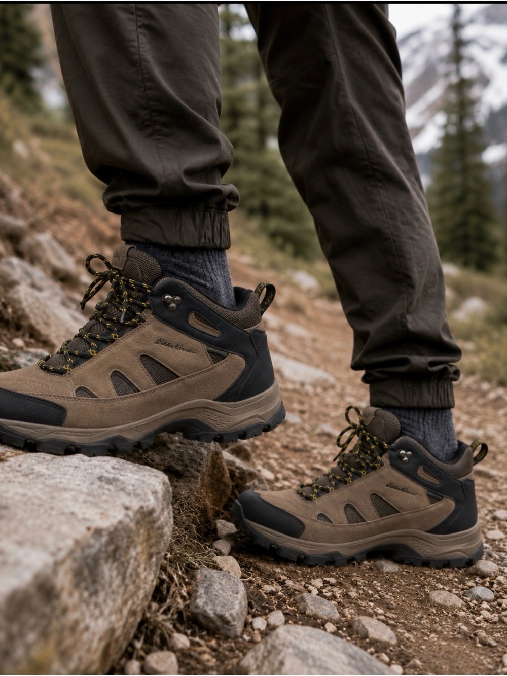 Eddie Bauer Brighton Men's Brown Hiking Boots size 11